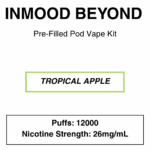 Inmood Beyond Closed Pod Vape Kit with reusable battery - up to 12000 Puffs - 26mg/ml Nicotine changeable pod-Kit - Image 3
