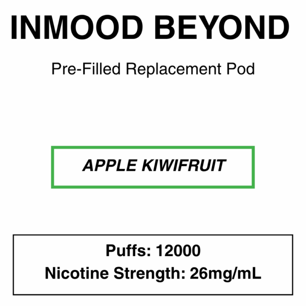Inmood Beyond Closed Pod Vape - Replacement Pods - up to 12000 Puffs - 26mg/ml Nicotine - Image 18