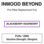 Inmood Beyond Closed Pod Vape - Replacement Pods - up to 12000 Puffs - 26mg/ml Nicotine - Image 15