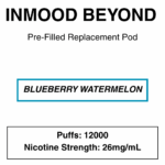 Inmood Beyond Closed Pod Vape - Replacement Pods - up to 12000 Puffs - 26mg/ml Nicotine - Image 14