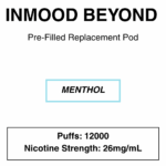 Inmood Beyond Closed Pod Vape - Replacement Pods - up to 12000 Puffs - 26mg/ml Nicotine - Image 13