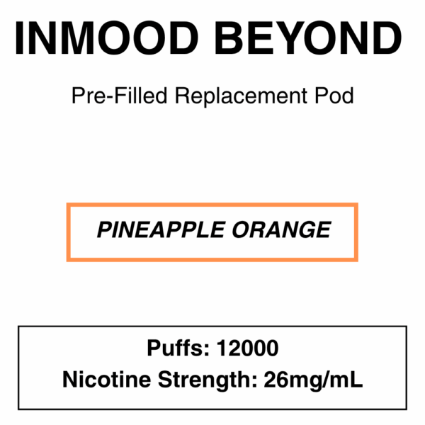 Inmood Beyond Closed Pod Vape - Replacement Pods - up to 12000 Puffs - 26mg/ml Nicotine - Image 10