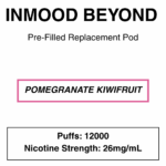 Inmood Beyond Closed Pod Vape - Replacement Pods - up to 12000 Puffs - 26mg/ml Nicotine - Image 9