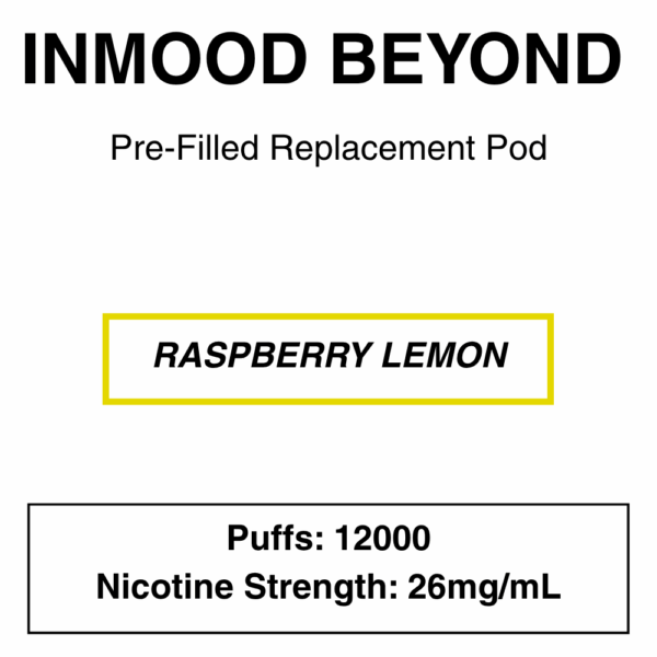 Inmood Beyond Closed Pod Vape - Replacement Pods - up to 12000 Puffs - 26mg/ml Nicotine - Image 8