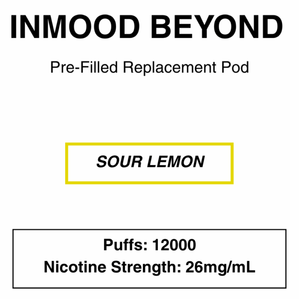 Inmood Beyond Closed Pod Vape - Replacement Pods - up to 12000 Puffs - 26mg/ml Nicotine - Image 7