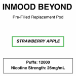 Inmood Beyond Closed Pod Vape - Replacement Pods - up to 12000 Puffs - 26mg/ml Nicotine - Image 6