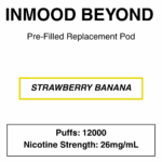 Inmood Beyond Closed Pod Vape - Replacement Pods - up to 12000 Puffs - 26mg/ml Nicotine - Image 5