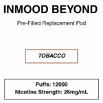Inmood Beyond Closed Pod Vape - Replacement Pods - up to 12000 Puffs - 26mg/ml Nicotine - Image 4