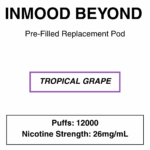 Inmood Beyond Closed Pod Vape - Replacement Pods - up to 12000 Puffs - 26mg/ml Nicotine - Image 2