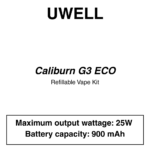 Uwell - Caliburn G3 Eco - Pod Starter Kit