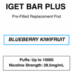 IGET Bar Plus Pod 3.0 - 10000 puffs - 28.5mg Nicotine - Image 19