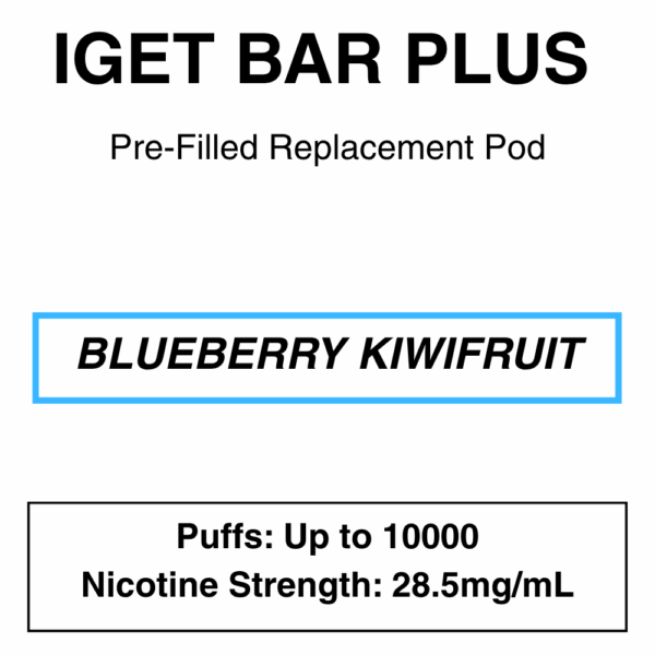 IGET Bar Plus Pod 3.0 - 10000 puffs - 28.5mg Nicotine - Image 19