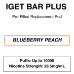 IGET Bar Plus Pod 3.0 - 10000 puffs - 28.5mg Nicotine - Image 18