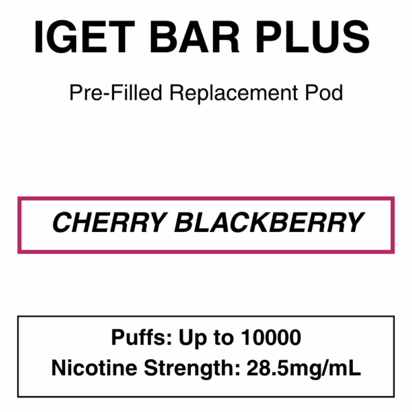 IGET Bar Plus Pod 3.0 - 10000 puffs - 28.5mg Nicotine - Image 16