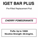 IGET Bar Plus Pod 3.0 - 10000 puffs - 28.5mg Nicotine - Image 15