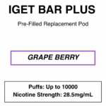 IGET Bar Plus Pod 3.0 - 10000 puffs - 28.5mg Nicotine - Image 14