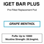 IGET Bar Plus Pod 3.0 - 10000 puffs - 28.5mg Nicotine - Image 13