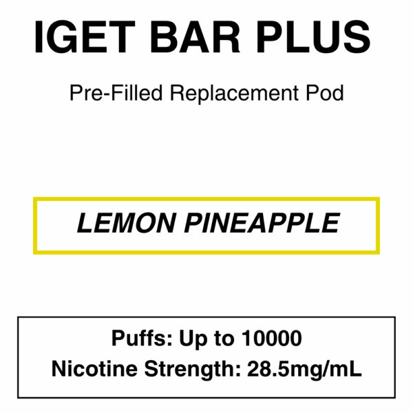 IGET Bar Plus Pod 3.0 - 10000 puffs - 28.5mg Nicotine - Image 12