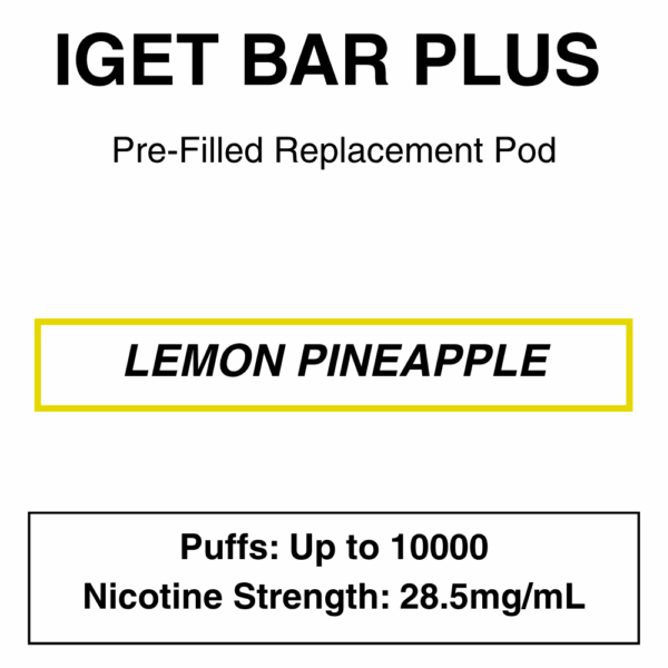 IGET Bar Plus Pod 3.0 - 10000 puffs - 28.5mg Nicotine - Image 9