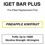 IGET Bar Plus Pod 3.0 - 10000 puffs - 28.5mg Nicotine - Image 8