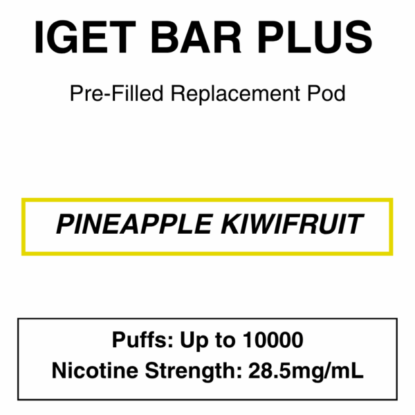IGET Bar Plus Pod 3.0 - 10000 puffs - 28.5mg Nicotine - Image 8