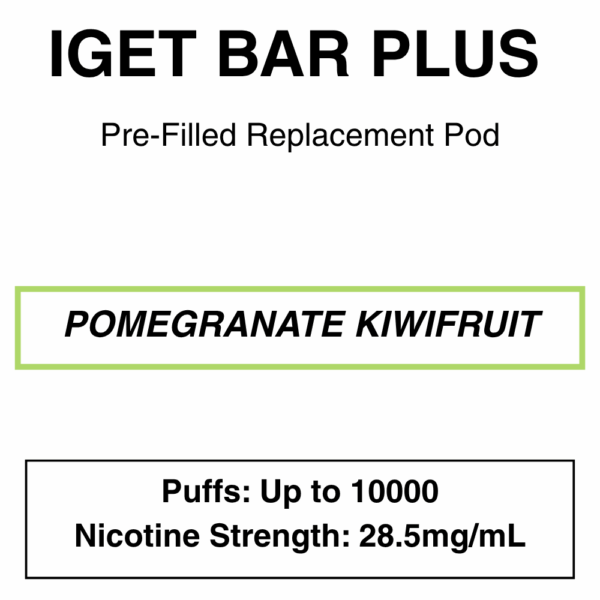 IGET Bar Plus Pod 3.0 - 10000 puffs - 28.5mg Nicotine - Image 7
