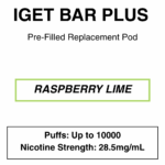 IGET Bar Plus Pod 3.0 - 10000 puffs - 28.5mg Nicotine - Image 6
