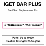 IGET Bar Plus Pod 3.0 - 10000 puffs - 28.5mg Nicotine - Image 4