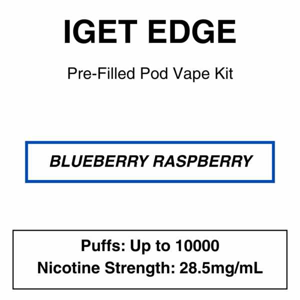 IGET - Edge Closed Pod Vape Kit with reusable battery - 10000 Puffs - 28.5mg/ml Nicotine changeable pod-Kit - Image 20