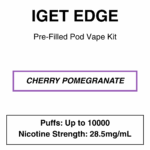IGET - Edge Closed Pod Vape Kit with reusable battery - 10000 Puffs - 28.5mg/ml Nicotine changeable pod-Kit - Image 18