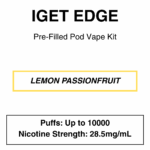 IGET - Edge Closed Pod Vape Kit with reusable battery - 10000 Puffs - 28.5mg/ml Nicotine changeable pod-Kit - Image 14