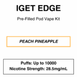 IGET - Edge Closed Pod Vape Kit with reusable battery - 10000 Puffs - 28.5mg/ml Nicotine changeable pod-Kit - Image 10