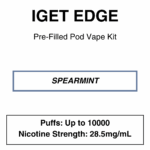 IGET - Edge Closed Pod Vape Kit with reusable battery - 10000 Puffs - 28.5mg/ml Nicotine changeable pod-Kit - Image 9