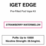 IGET - Edge Closed Pod Vape Kit with reusable battery - 10000 Puffs - 28.5mg/ml Nicotine changeable pod-Kit - Image 6