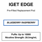 IGET - Edge Closed Pod Vape - Replacement Pods - 10000 Puffs - 28.5mg/ml Nicotine - Image 20