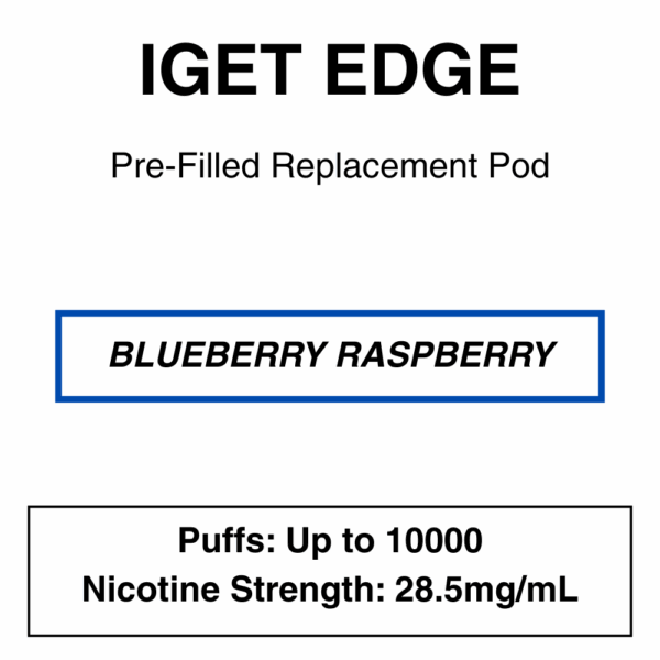 IGET - Edge Closed Pod Vape - Replacement Pods - 10000 Puffs - 28.5mg/ml Nicotine - Image 20