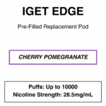 IGET - Edge Closed Pod Vape - Replacement Pods - 10000 Puffs - 28.5mg/ml Nicotine - Image 19