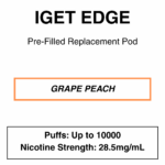 IGET - Edge Closed Pod Vape - Replacement Pods - 10000 Puffs - 28.5mg/ml Nicotine - Image 17