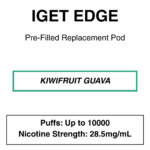IGET - Edge Closed Pod Vape - Replacement Pods - 10000 Puffs - 28.5mg/ml Nicotine - Image 16