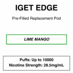IGET - Edge Closed Pod Vape - Replacement Pods - 10000 Puffs - 28.5mg/ml Nicotine - Image 12