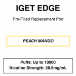 IGET - Edge Closed Pod Vape - Replacement Pods - 10000 Puffs - 28.5mg/ml Nicotine - Image 10