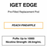 IGET - Edge Closed Pod Vape - Replacement Pods - 10000 Puffs - 28.5mg/ml Nicotine - Image 11