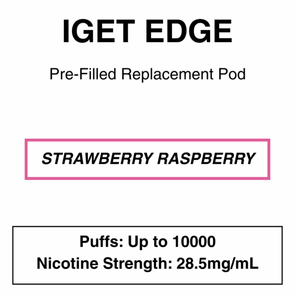 IGET - Edge Closed Pod Vape - Replacement Pods - 10000 Puffs - 28.5mg/ml Nicotine - Image 7