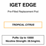 IGET - Edge Closed Pod Vape - Replacement Pods - 10000 Puffs - 28.5mg/ml Nicotine - Image 3