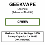 Geekvape - Legend 3 200W 5.5ml - Mod Starter Kit - Image 8