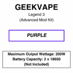Geekvape - Legend 3 200W 5.5ml - Mod Starter Kit - Image 7