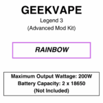 Geekvape - Legend 3 200W 5.5ml - Mod Starter Kit - Image 6