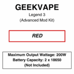 Geekvape - Legend 3 200W 5.5ml - Mod Starter Kit - Image 5