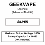 Geekvape - Legend 3 200W 5.5ml - Mod Starter Kit - Image 4