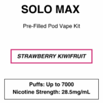 Solo Max - Closed Pod Vape Kit - 28.5mg/ml Nicotine - 7000 Puffs - Image 4